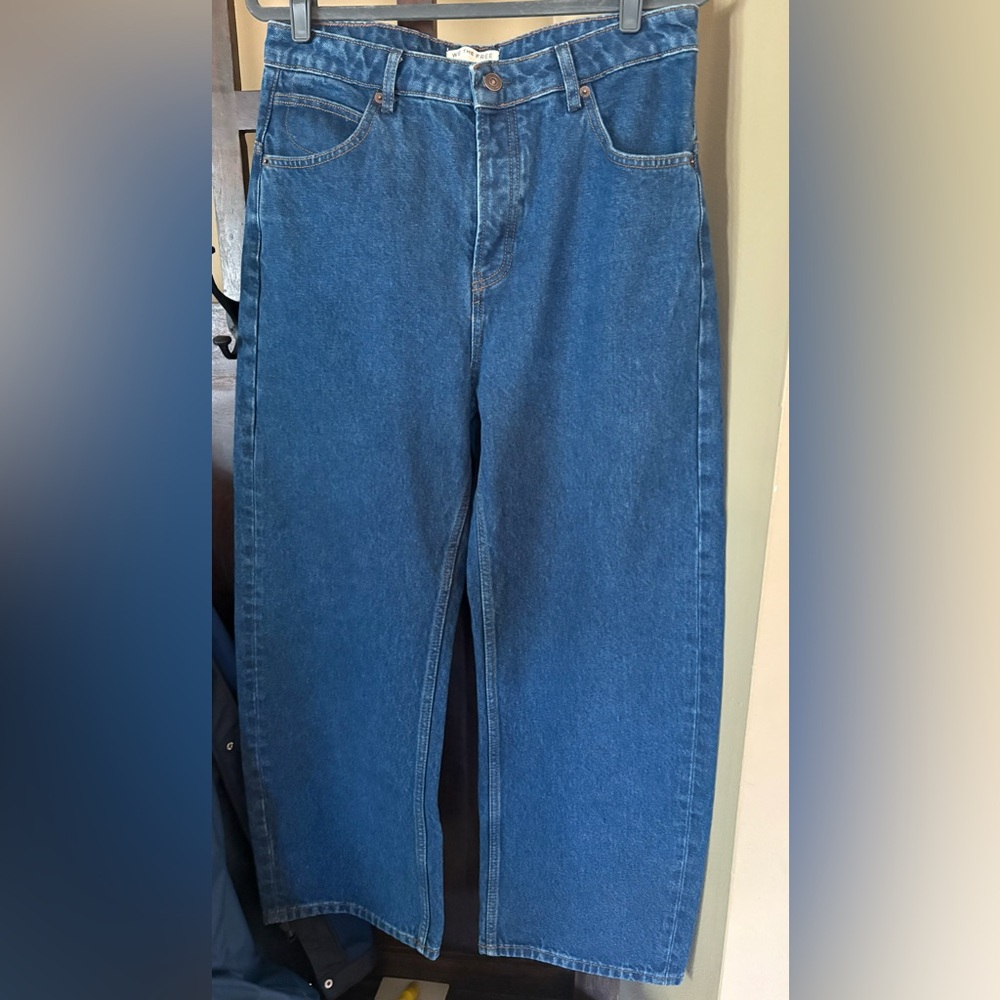 We The Free Boyfriend Jeans in Classic Blue Denim